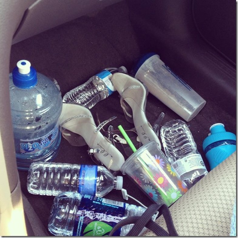 Why do not you just leave hot water bottles in the car for hot days?