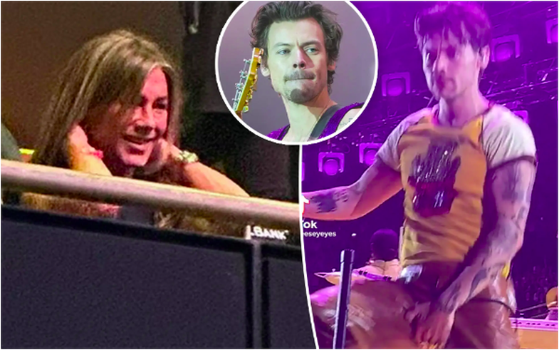 Ups! Harry Styles i grisen pantallonat para Jennifer Aniston