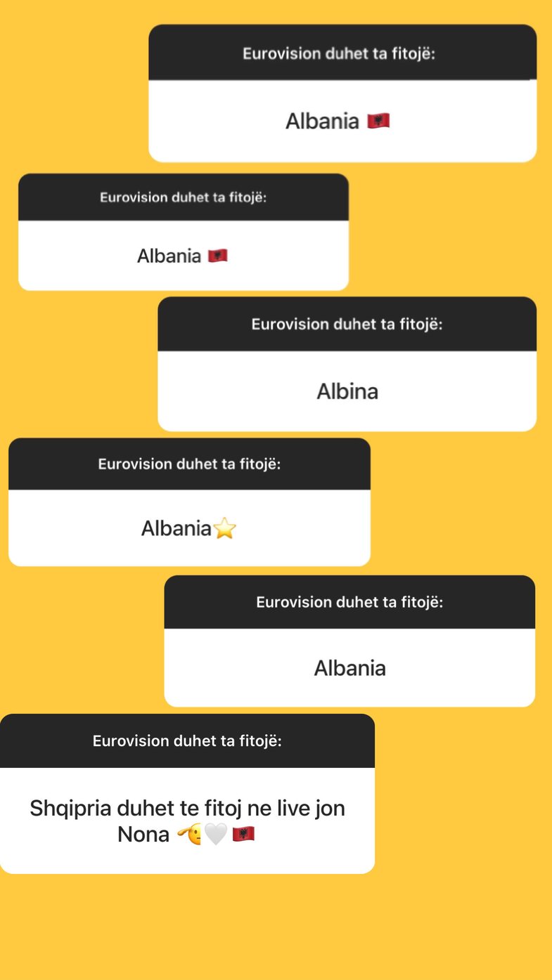 Cili shtet duhet ta fitojë Eurovision-in sipas ndjekësve të