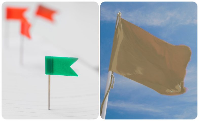 Pas #redflags & #greenflags, ‘flamujt bezhë’ janë