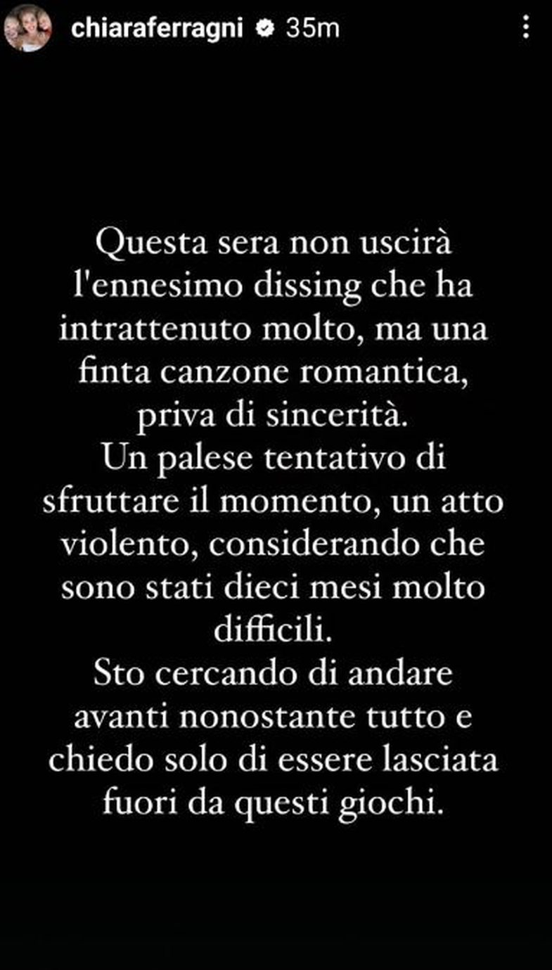 Chiara Ferragni reagon pas dramës Fedez-Tony Effe