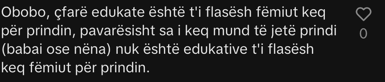 Njerëzit kritikojnë Arbenitën për reagimin e saj pasi Fero