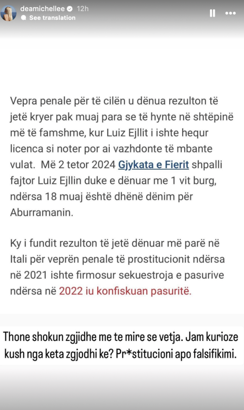 Vijon përplasja! Deamishel i kundërpërgjigjet Luizit