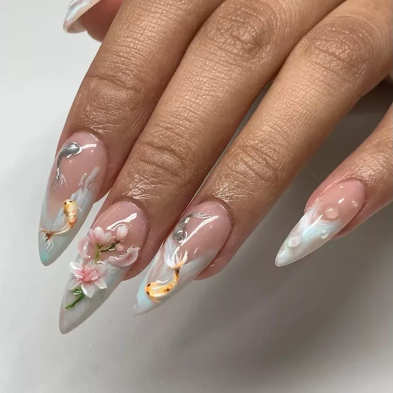 #piscesvibes: Some nail ideas according to your zodiac sign