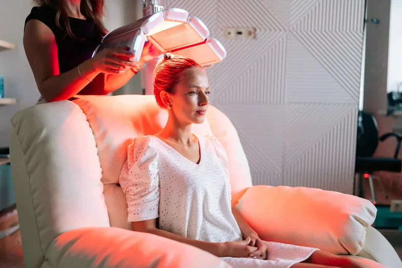 Does red light therapy grow hair? The internet says 'yes' – but