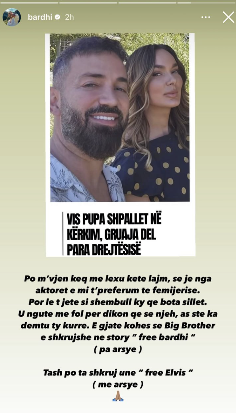 Bardhi përfitoi nga lajmi për Elvis Pupën që t’i