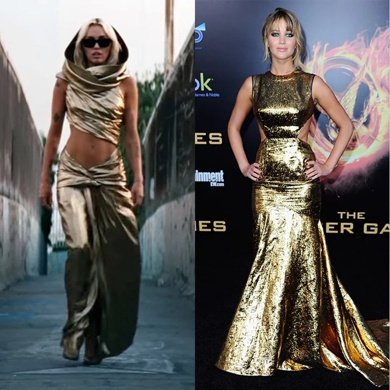 Miley Cyrus sqaron nëse fustani në “Flowers” ishte apo jo