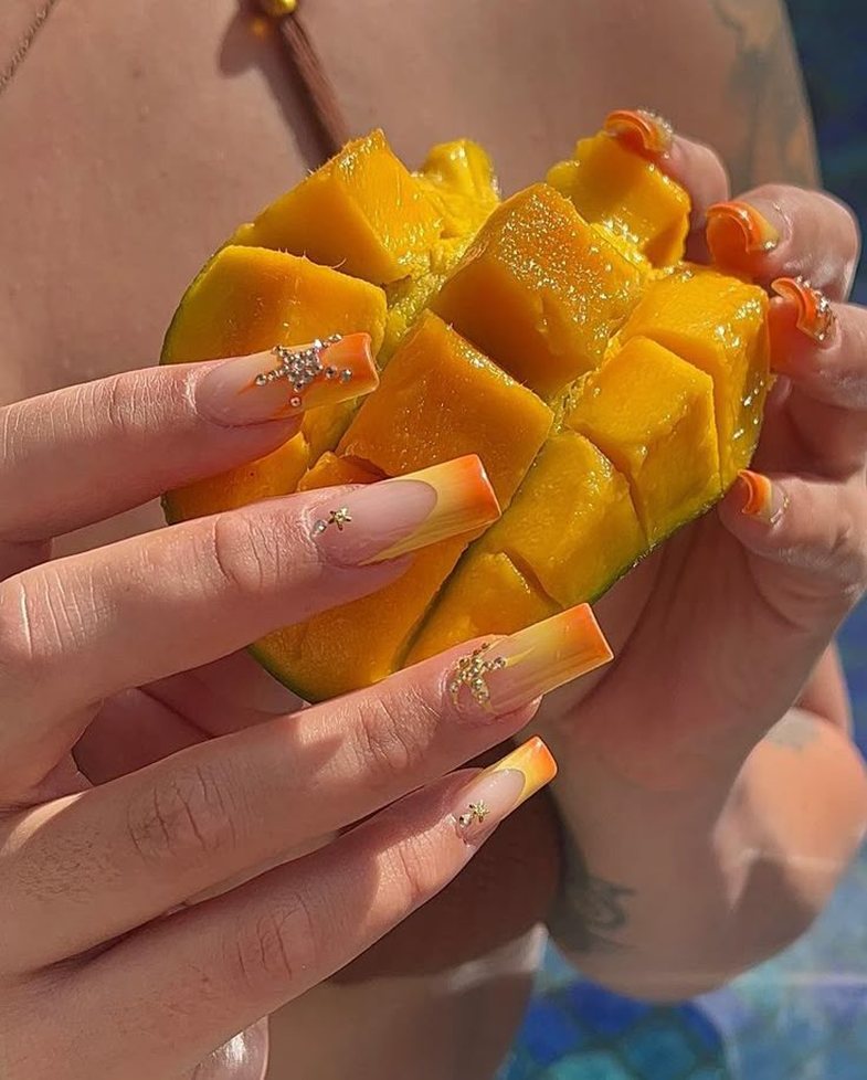 Inspired by fruit: This nail trend is sooo cool and summery