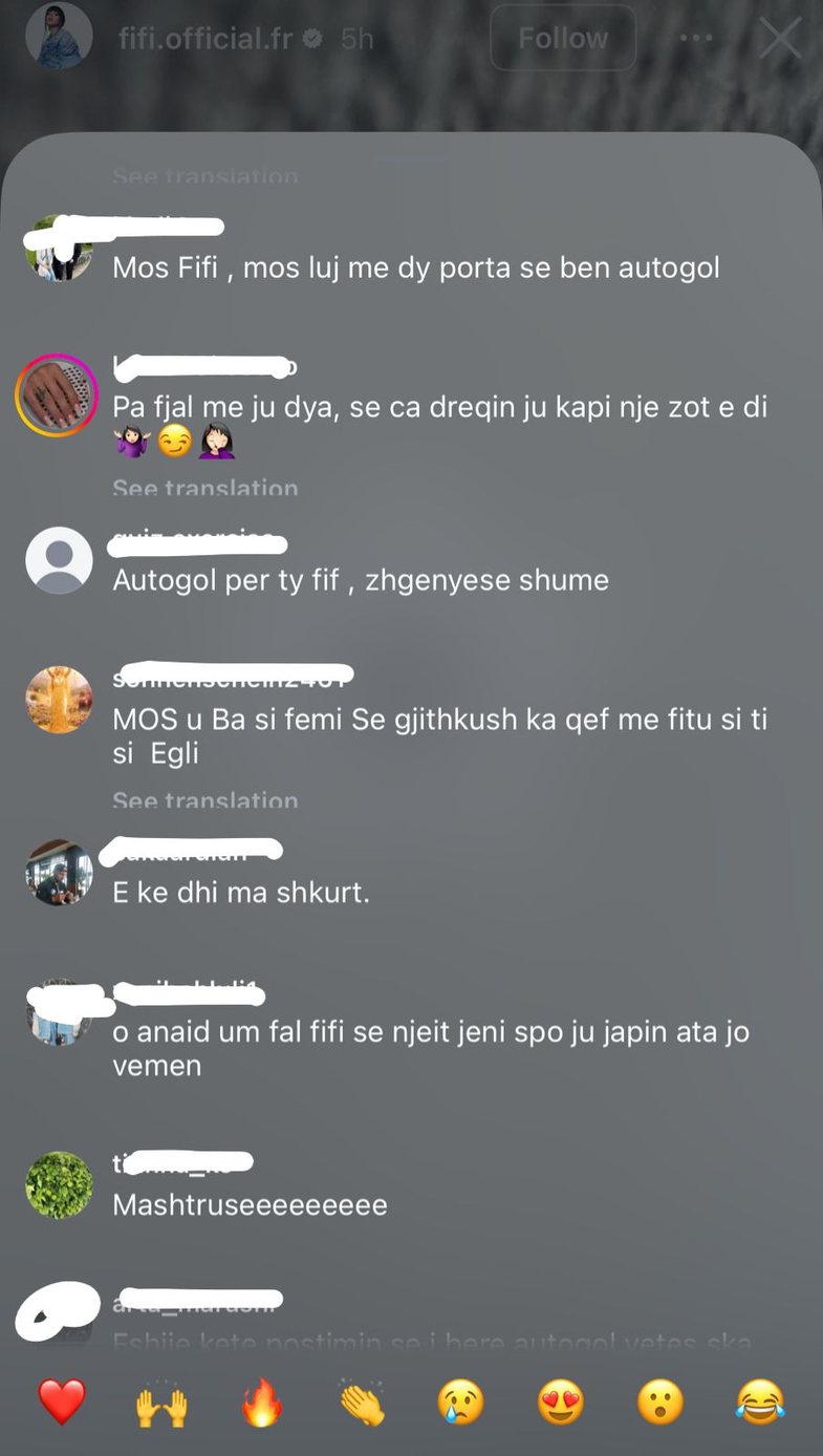 Seria e radhës: Egli sqaron fshirjen e këngës, Fifi "i hedh