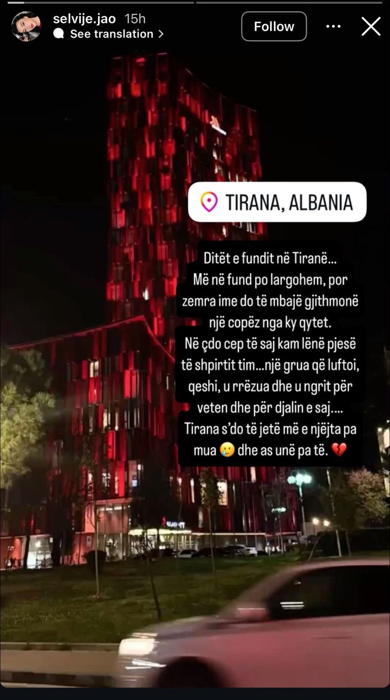 Selvija flet për herë të parë pas ndarjes nga Shpat Kasapi